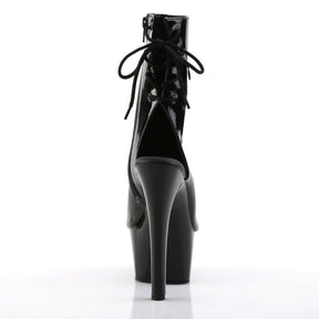 ASPIRE-1018 Black Calf High Peep Toe High Heel