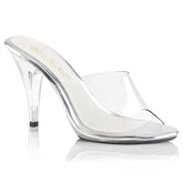 CARESS-401 Clear Stiletto Mules