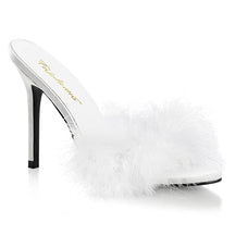 CLASSIQUE-01F Fluffy Mule Heels