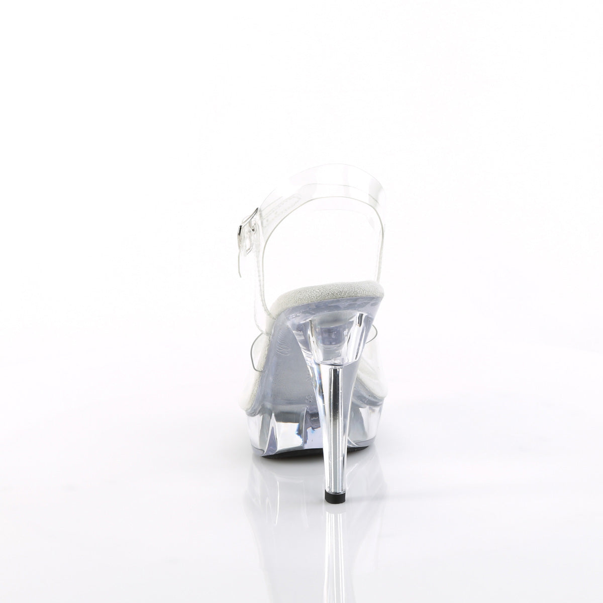 COCKTAIL-508 Clear Peep Toe High Heel Clear Multi view 3