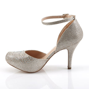 COVET-03 Nude Glitter Pump High Heel Nude Multi view 4