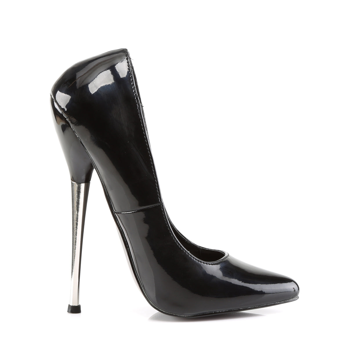 DAGGER-01 Black Patent Pump High Heel Black Multi view 2