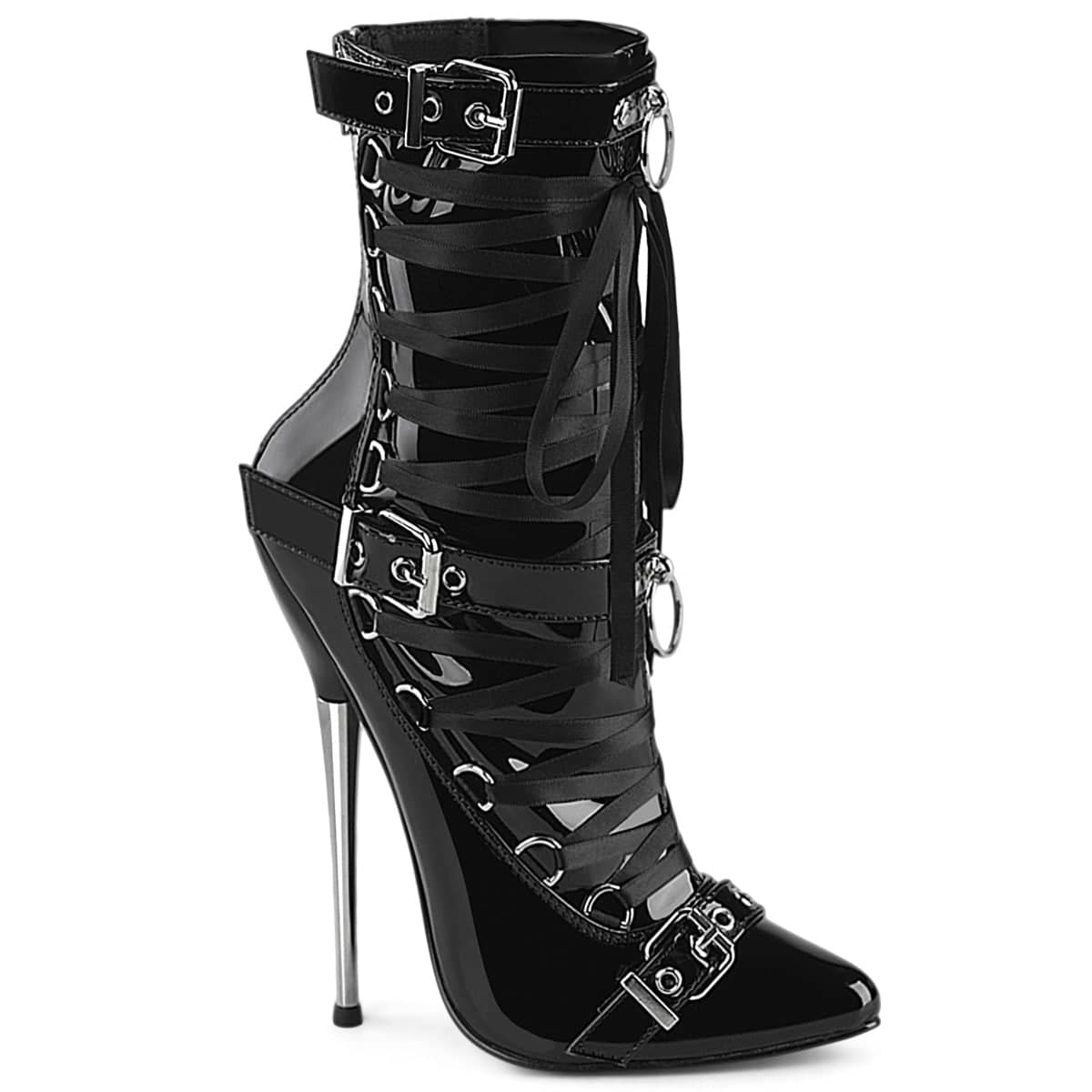 DAGGER-1032 Lace up High Heels