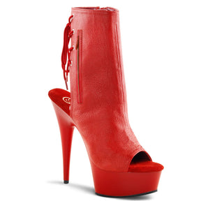 DELIGHT-1018 Calf High Peep Toe Boots