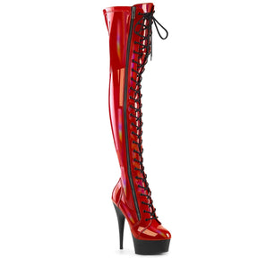 DELIGHT-3029 Stiletto Heel Platform Boots