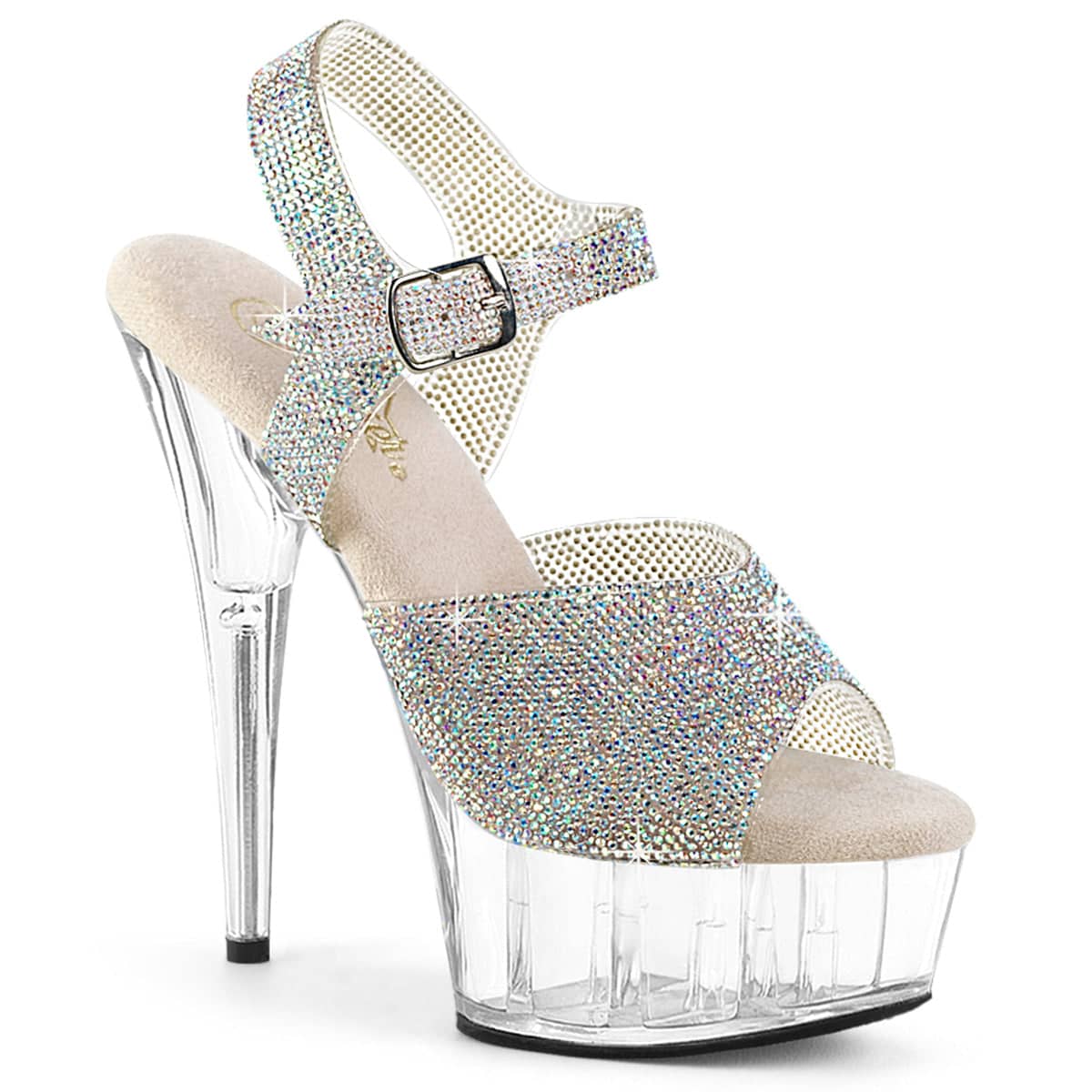 DELIGHT-608N-RS Glitter Sandals