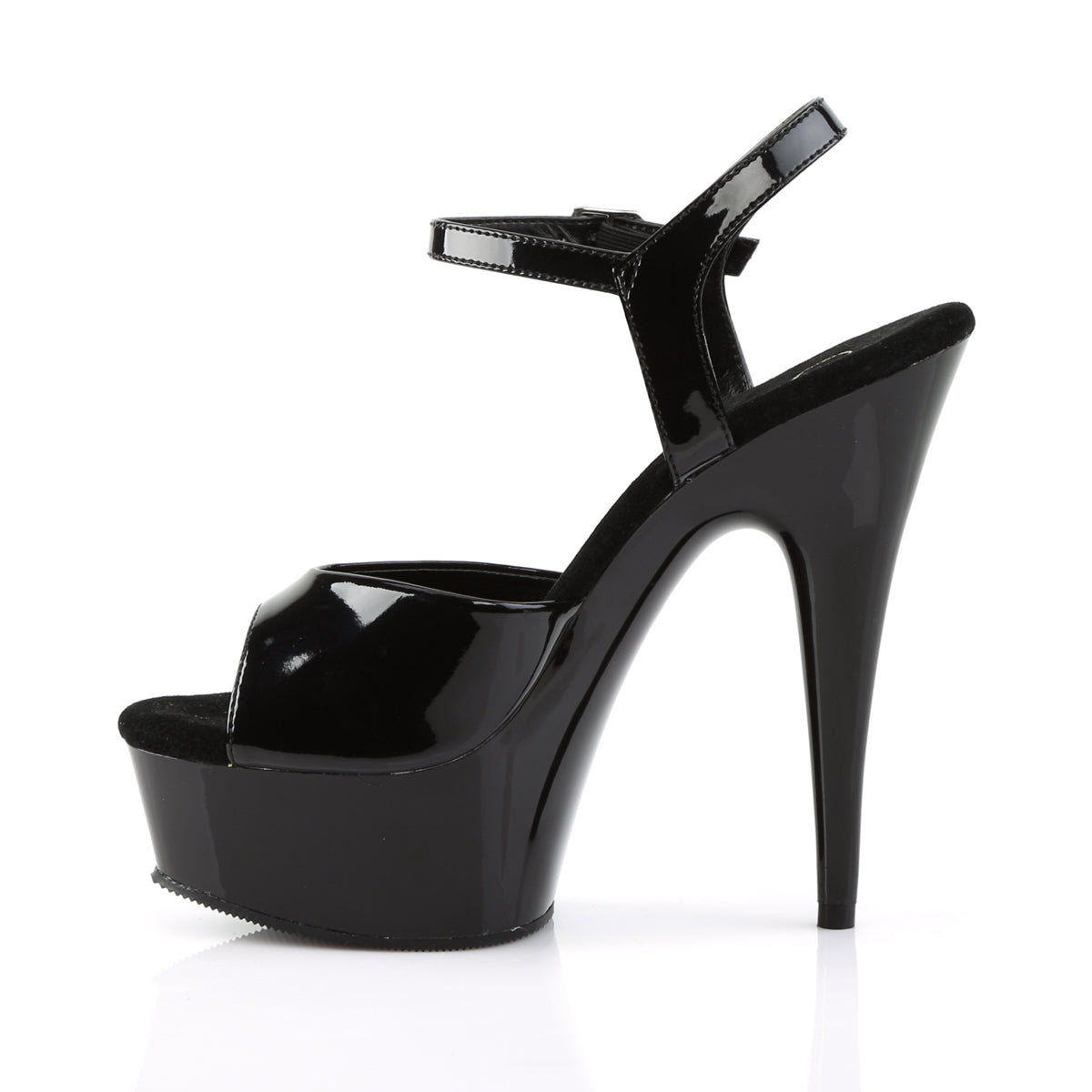 DELIGHT-609 Ankle Peep Toe High Heel