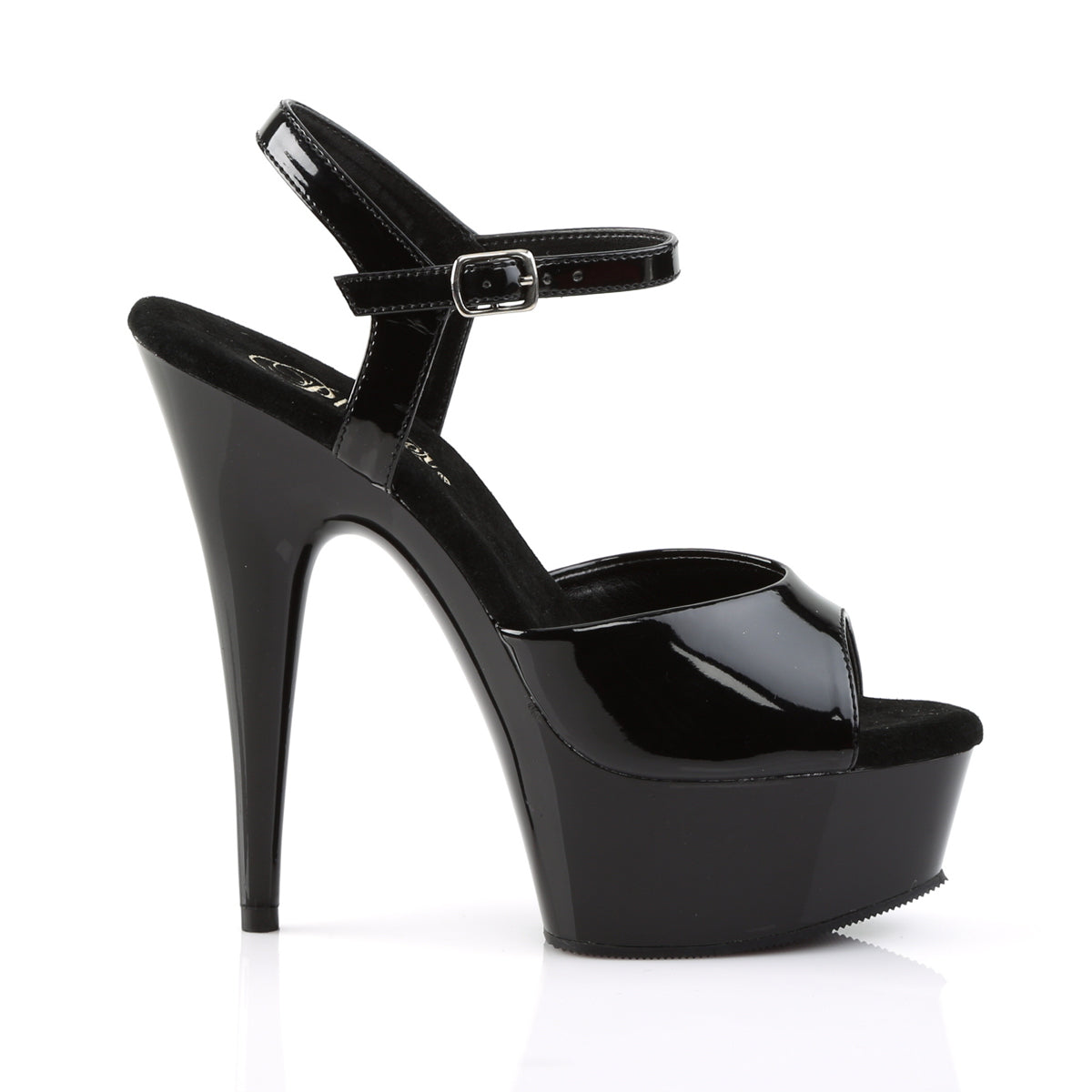 DELIGHT-609 Ankle Peep Toe High Heel