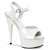 DELIGHT-609 Ankle Peep Toe High Heel UK 11