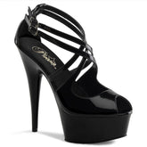 DELIGHT-612 Ankle Peep Toe High Heel