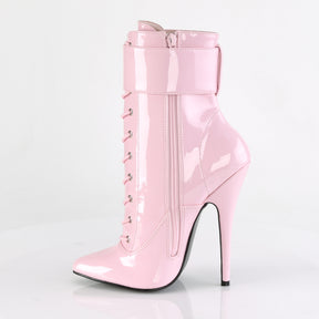 DOMINA-1023 Black Patent Ankle Boots Pink Multi view 4