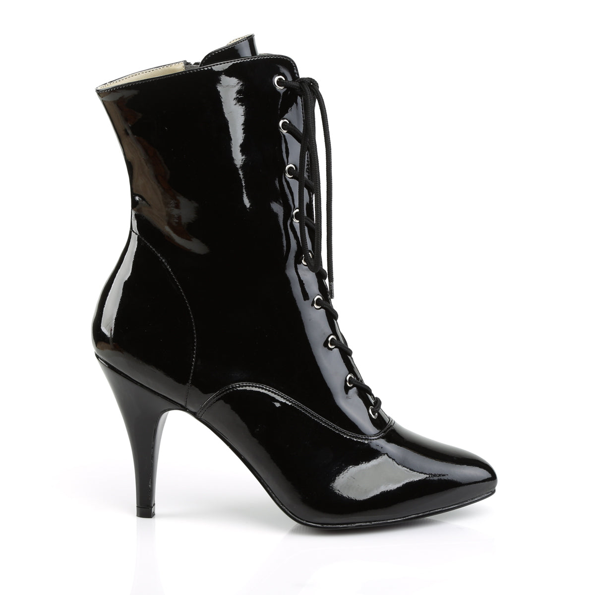 DREAM-1020 Black Patent Ankle Boots Black Multi view 2