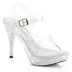 ELEGANT-408 Ankle Peep Toe High Heel