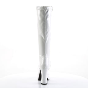 EXOTICA-2000 Black Patent Knee High Boots White Multi view 3