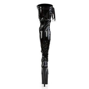 FLAMINGO-3050 Black Thigh High Boots