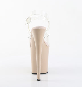 FLAMINGO-808 Nude Platform Sandals