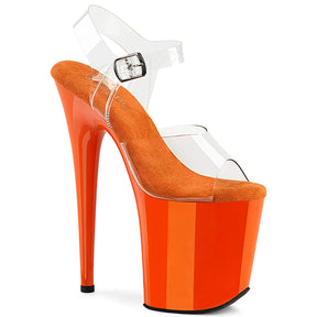 FLAMINGO-808 Orange Platform Sandals