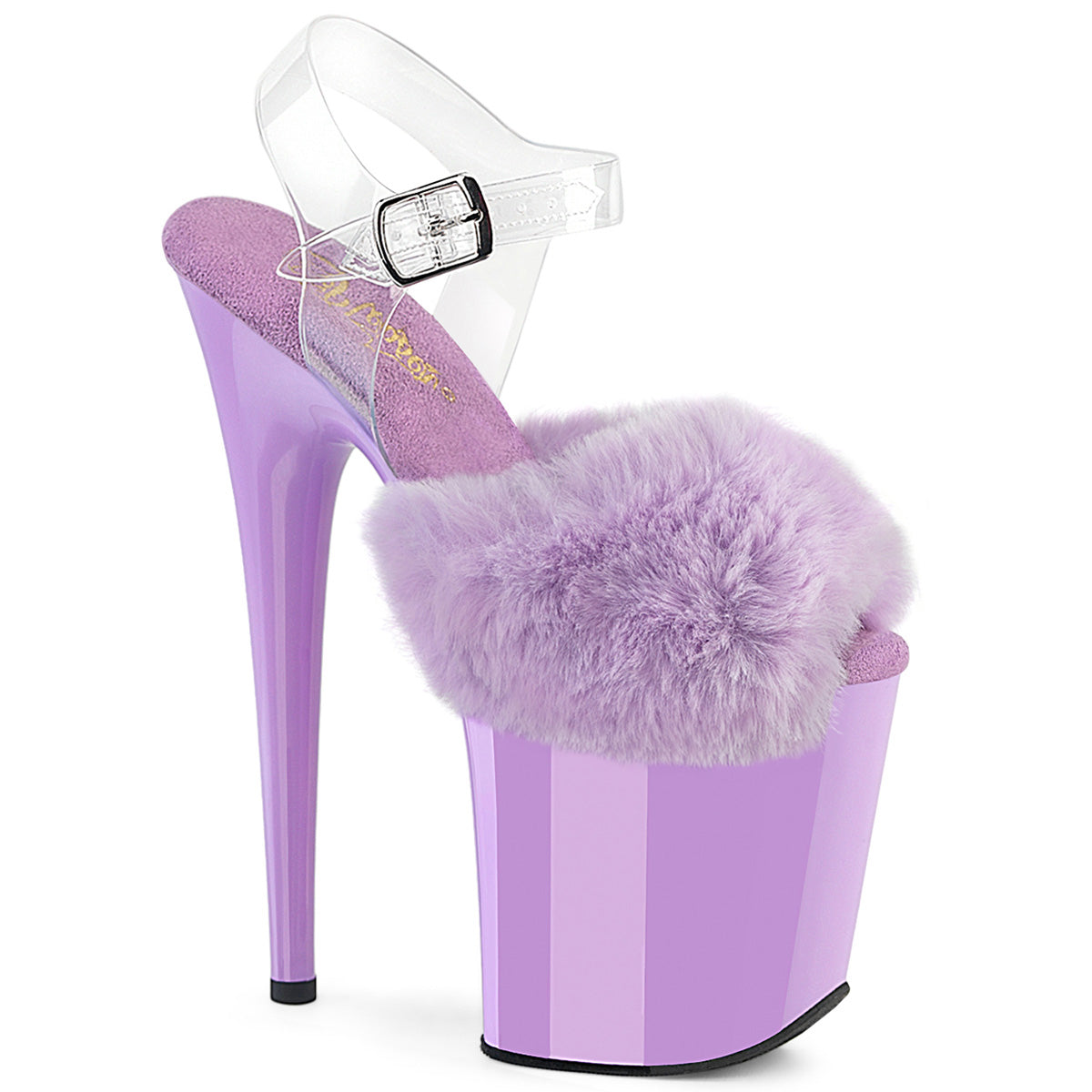 FLAMINGO-808FUR Fur Platform Sandals