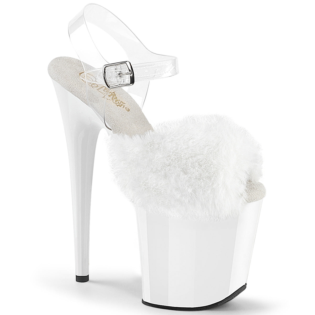 FLAMINGO-808FUR Fur Platform Sandals