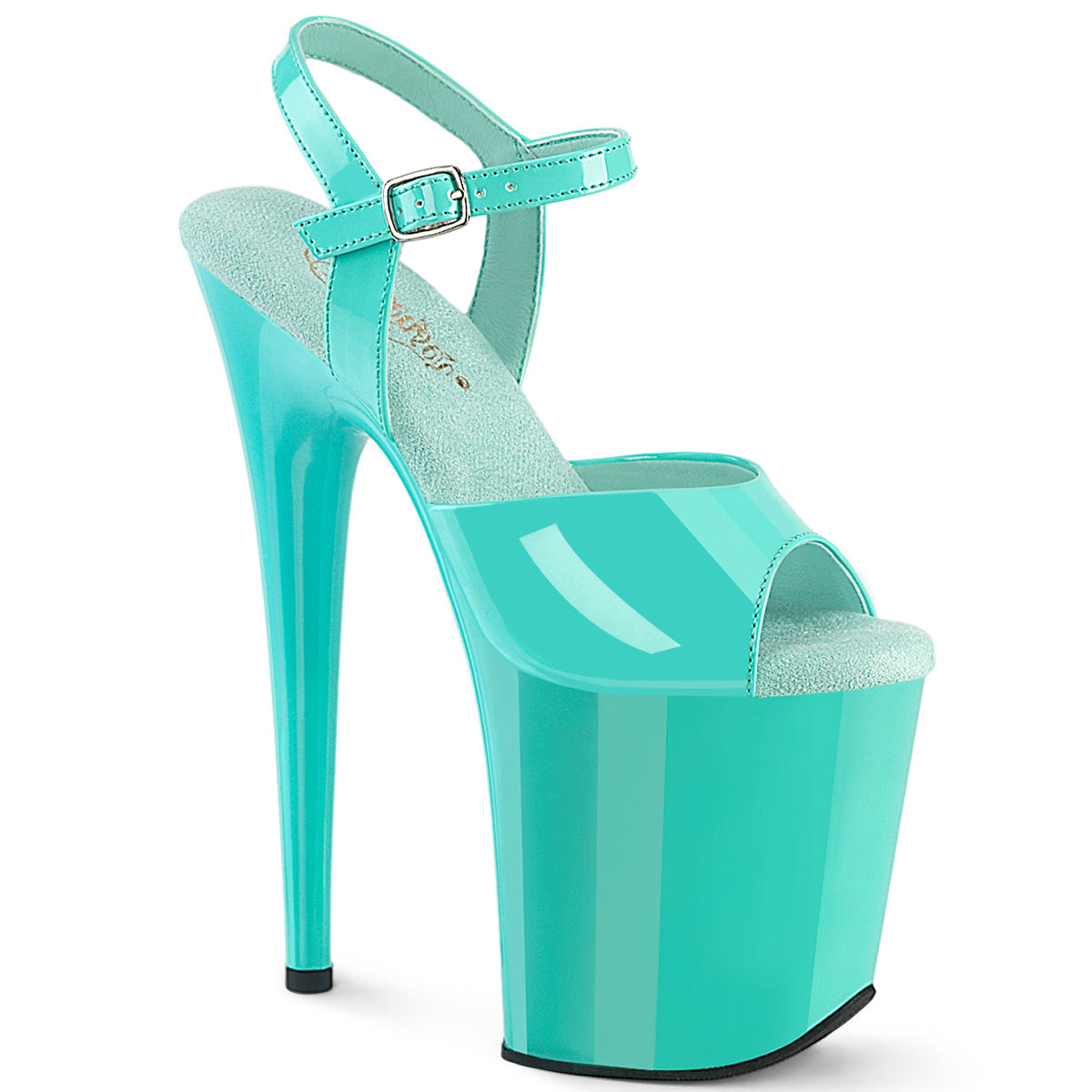 FLAMINGO-809 Aqua Platform Sandals