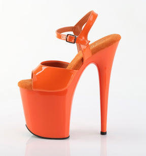 FLAMINGO-809 Orange Platform Sandals