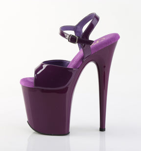 FLAMINGO-809 Purple Platform Sandals