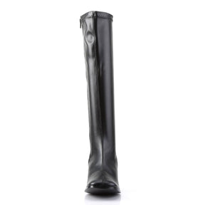 GOGO-300 Black Knee High Boots