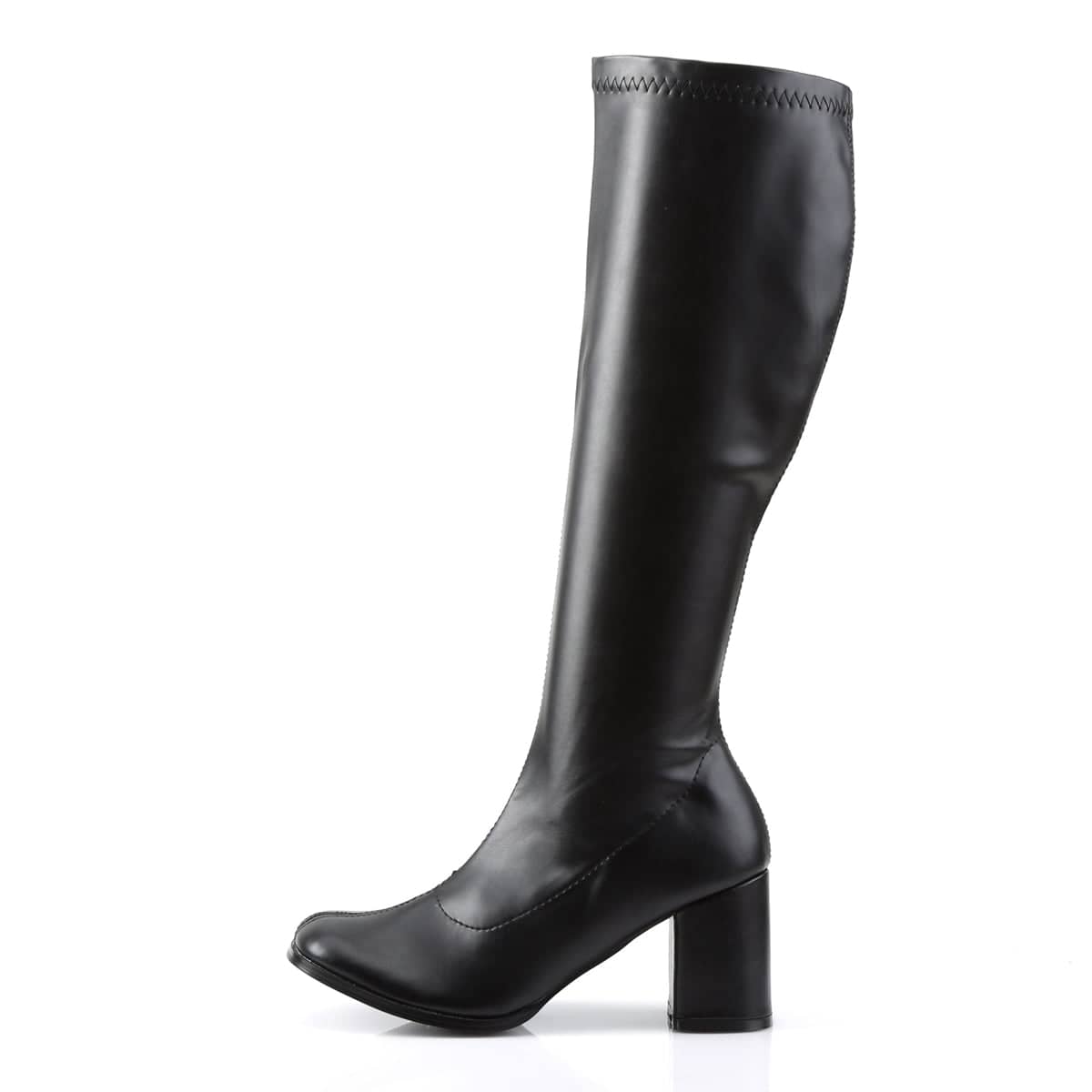 GOGO-300 Black Knee High Boots