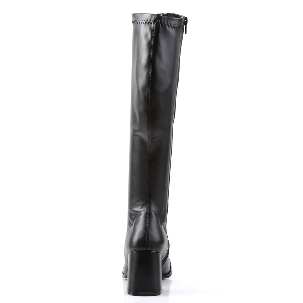 GOGO-300 Black Matte Knee High Boots Black Multi view 3