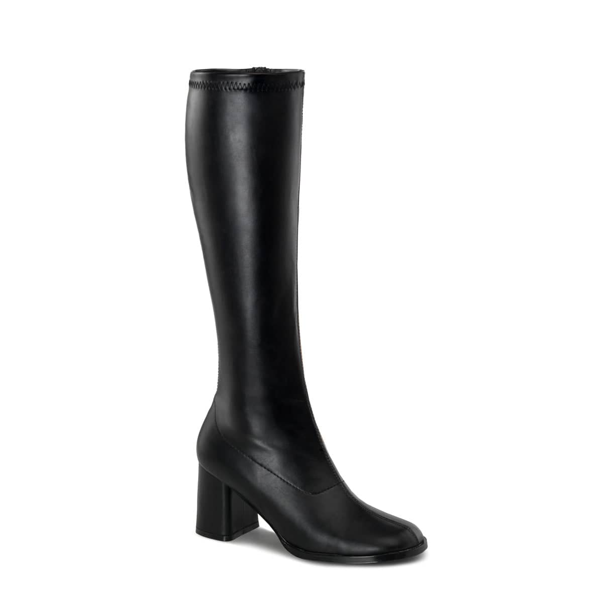 GOGO-300 Black Knee High Boots