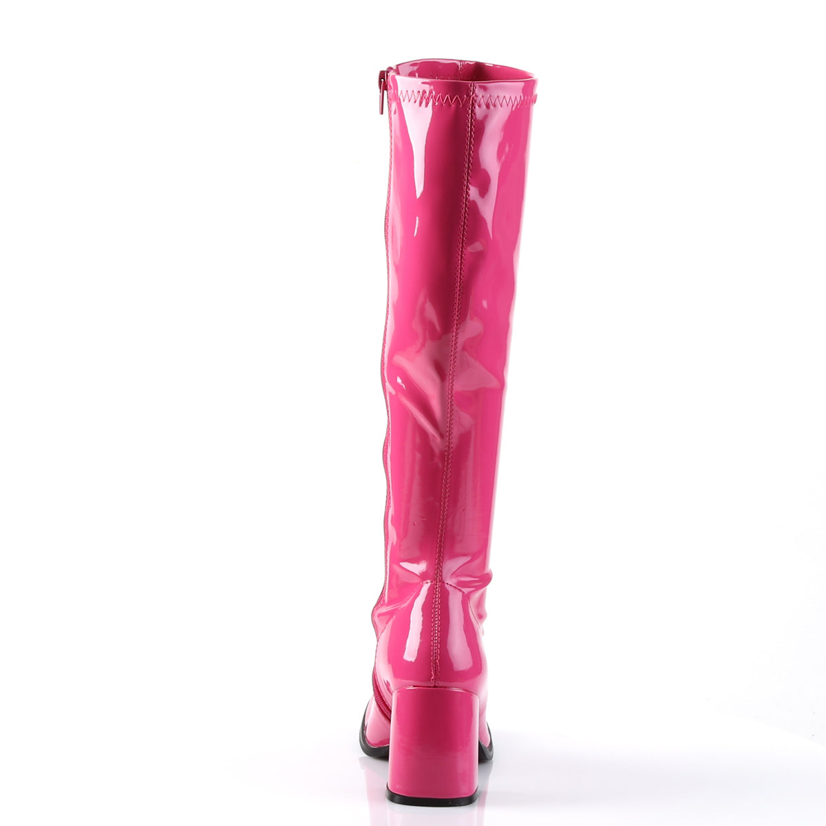 GOGO-300 Pink Patent Knee High Boots Pink Multi view 3