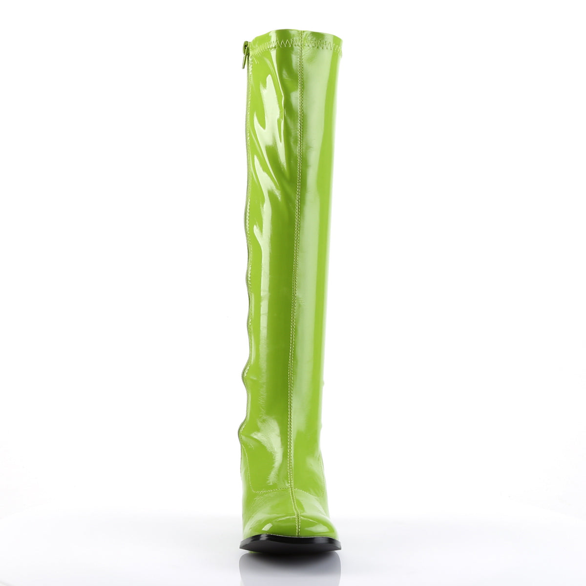 GOGO-300 Green Patent Knee High Boots Green Multi view 5