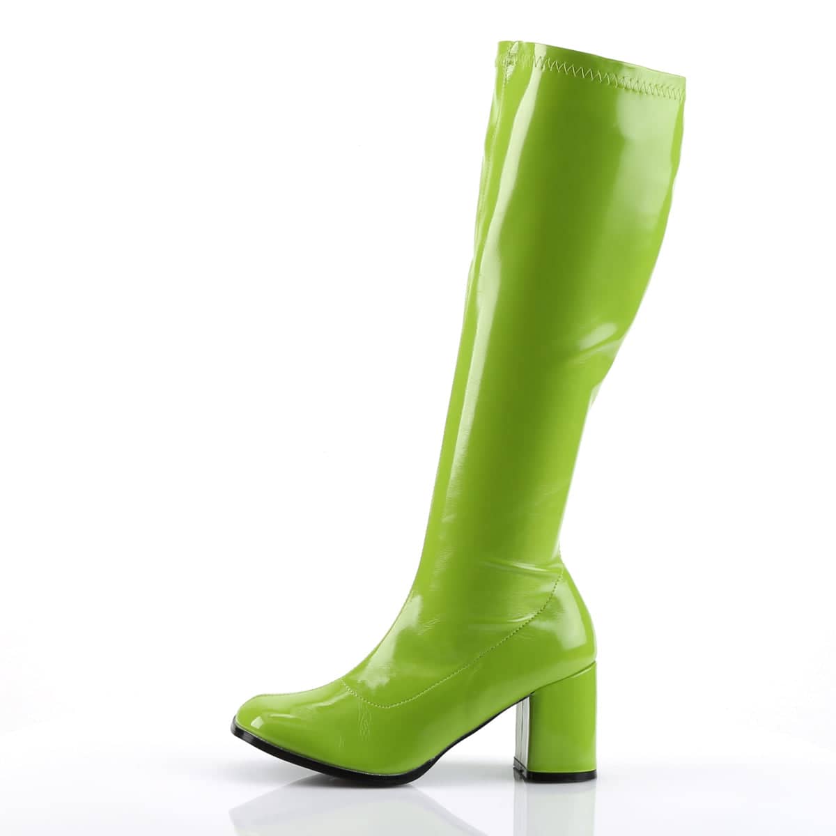 GOGO-300 Green Knee High Boots