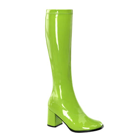 GOGO-300 Green Knee High Boots