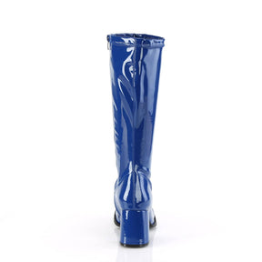 GOGO-300 Blue Knee High Boots