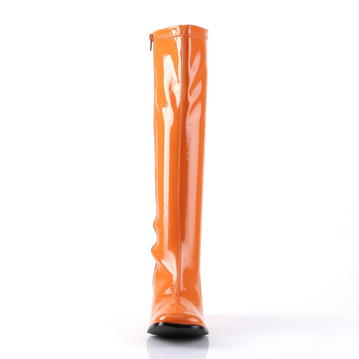 GOGO-300 Orange Knee High Boots