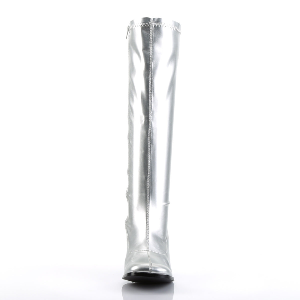 GOGO-300 Silver Matte Knee High Boots Silver Multi view 5