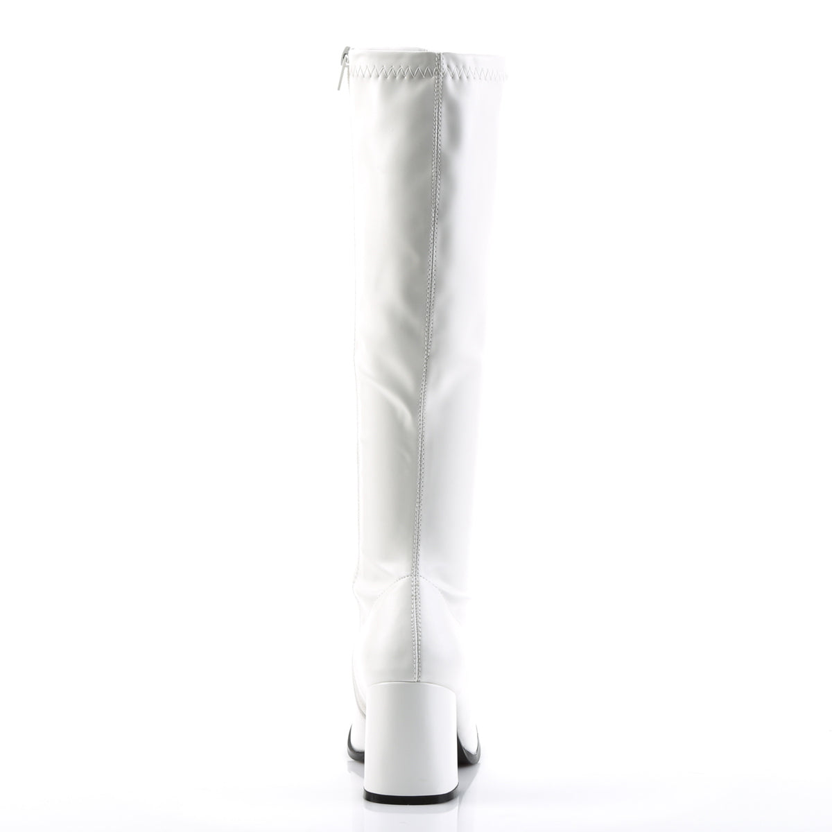 GOGO-300 White Matte Knee High Boots White Multi view 3