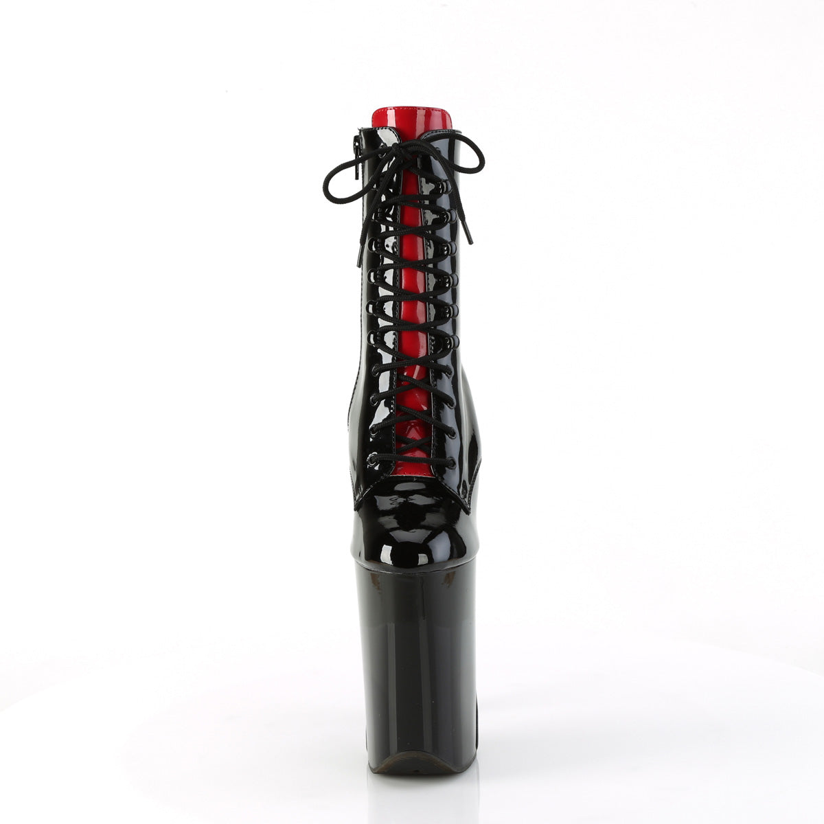 INFINITY-1020FH Black & Red Two-Tone Calf High Boots Black & Red Multi view 5