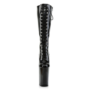 INFINITY-2020 Black Patent Knee High Boots Black Multi view 5