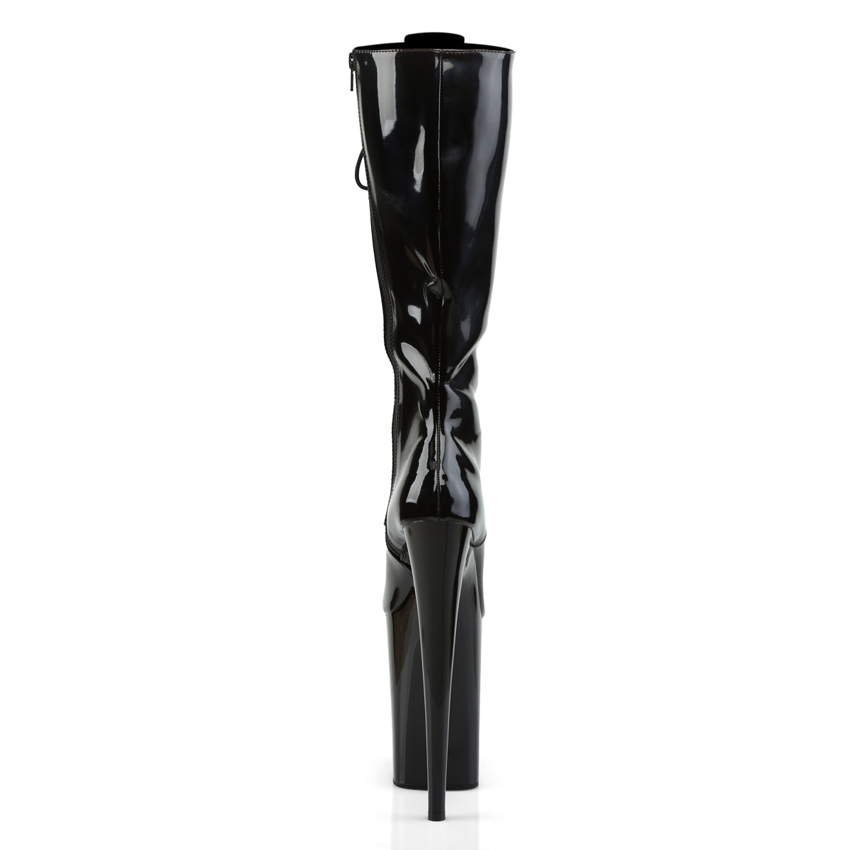 INFINITY-2020 Black Patent Knee High Boots Black Multi view 3