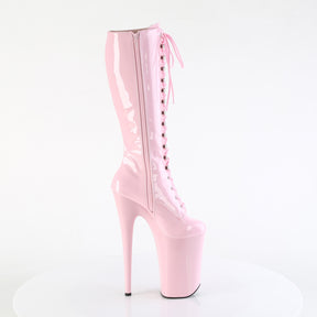 INFINITY-2020 Black Patent Knee High Boots Pink Multi view 2