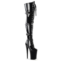 INFINITY-3028 Black Thigh High Boots