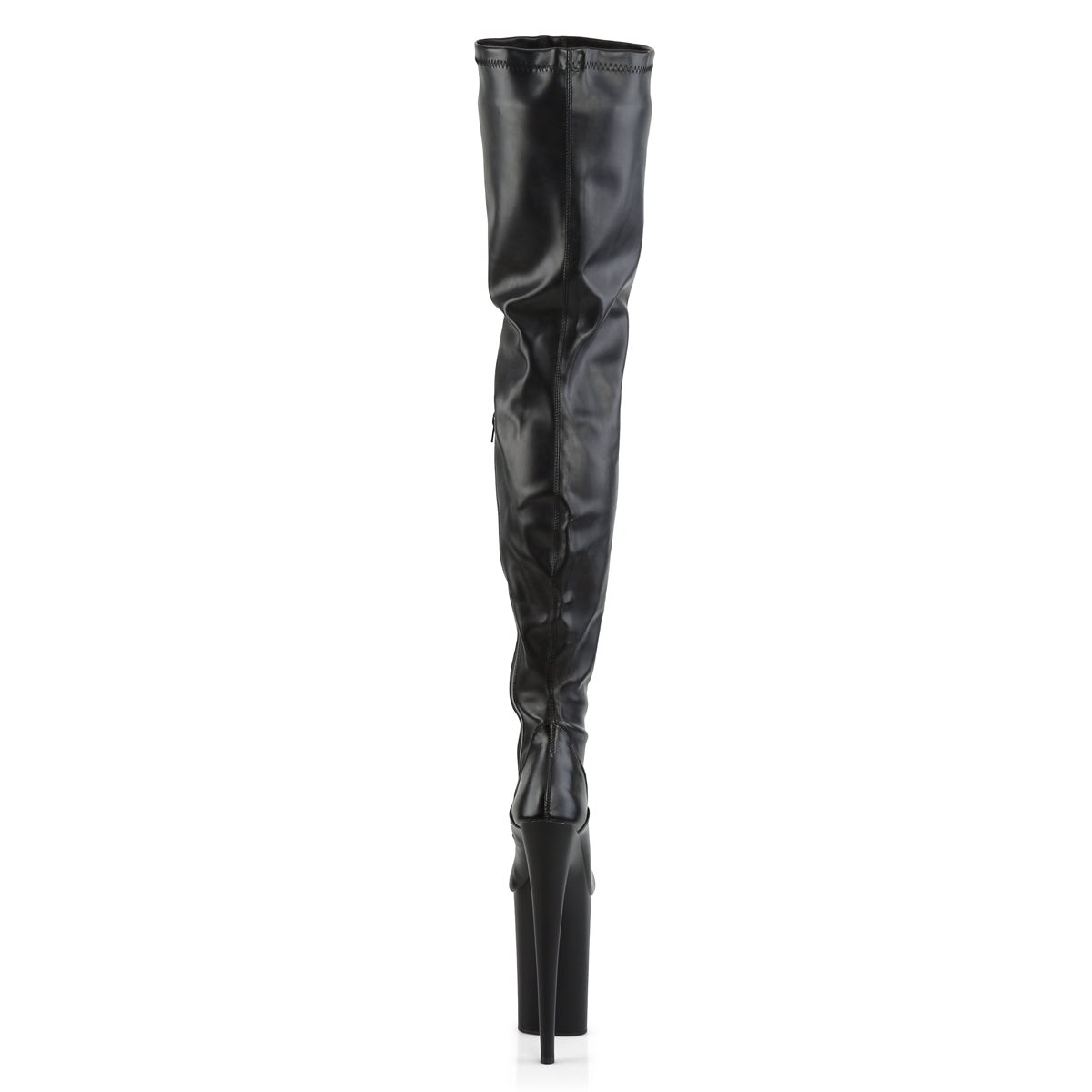 INFINITY-4000 Black Patent Thigh High Boots Black Multi view 3