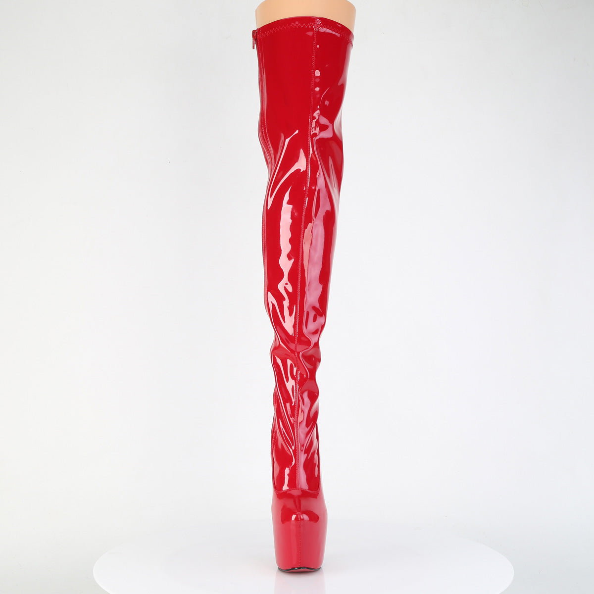 JUBILANT-3000 Thigh High Platform Boots Red Multi view 5