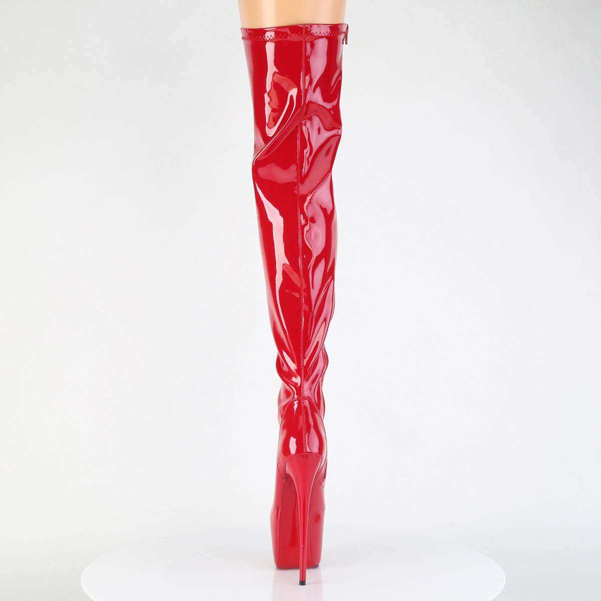 JUBILANT-3000 Thigh High Platform Boots Red Multi view 3