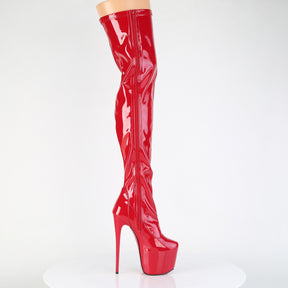 JUBILANT-3000 Thigh High Platform Boots Red Multi view 2