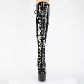 JUBILANT-3012 Over-The-Knee Boot Black Multi view 5