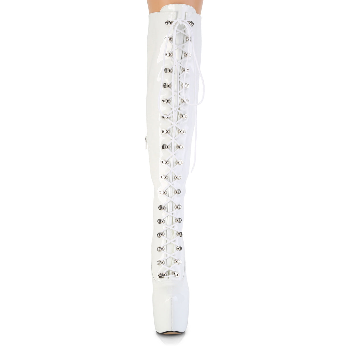 JUBILANT-3012 Over-The-Knee Boot White Multi view 5