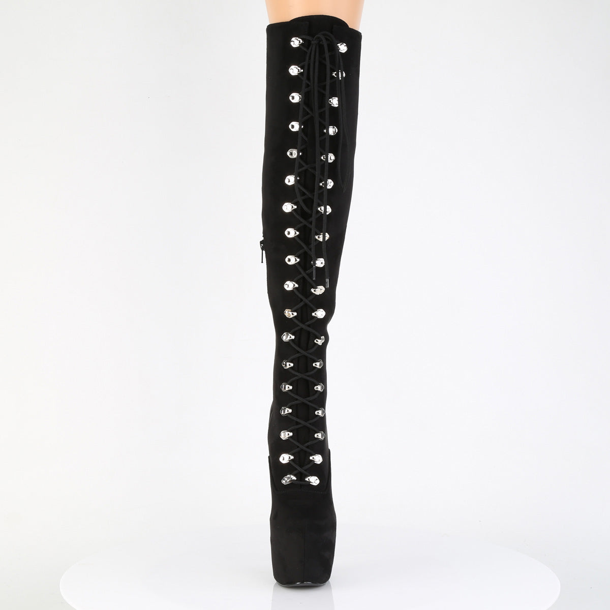 JUBILANT-3012FS Knee High Platform Boots Black Multi view 5